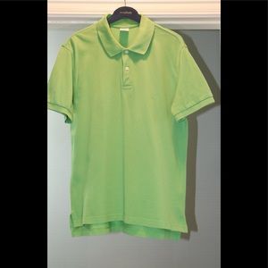 BROOKS BROTHERS GREEN PERFORMANCE POLO SHIRT